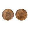 Image 2 : Victoria Queen, Copper ¼ Anna, 1862, Madras Mint (Prid 604). Graded by NGC MS63RB.