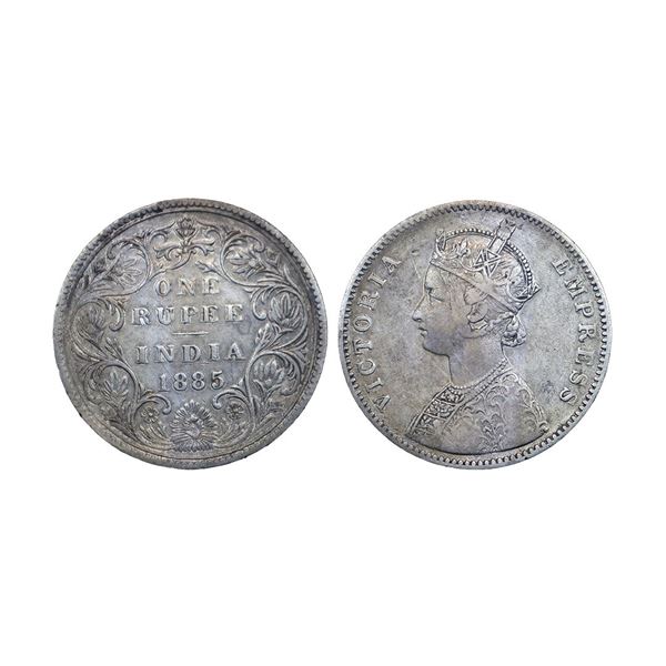 Victoria Empress, silver rupee, 1883, Bombay mint