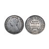Image 1 : Victoria Empress, Silver ½ Rupee, 1896, Calcutta Mint, A / I / C incuse (Prid 279).