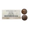 Image 1 : Victoria Empress, Proof Copper ½ Anna, Calcutta Mint, 1877, slabbed and graded by NGC, PL 62 RB.