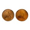 Image 2 : Victoria Empress, Copper ¼ Anna, 1880, Calcutta Mint, (Prid 614). Graded by NGC MS64RD.