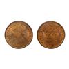 Image 2 : Victoria Empress, Copper ¼ Anna, 1889, Calcutta Mint (Prid 622). Graded by NGC MS64RB