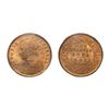 Image 2 : Victoria Empress, Copper ¼ Anna, 1891, Calcutta Mint (Prid 624). Graded by NGC MS63 RB.