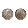 Image 2 : George V, Silver ½ Rupee, 1918, Bombay Mint, (Prid 342). Graded by NGC MS63.
