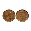 Image 2 : George V, Copper ½ Pice, 1919, Calcutta Mint (Prid 752). Graded by NGC MS65RB.