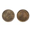 Image 2 : George V, Copper ¼ Anna, 1927, Calcutta Mint (Prid 668). Graded by NGC MS65BN.