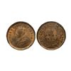 Image 2 : George V, Bronze 1/12 Anna, 1917, Calcutta Mint, (Prid 832). Graded by NGC MS64RB.
