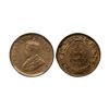 Image 2 : George V, Bronze, 1/12 Anna, 1920, Calcutta Mint, Graded MS65 RB