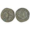 Image 1 : Ancient India: Indo-Greeks, copper unit of Apollodotos II (c.80-60 BC), BN series 6, 16.02g. Obv: Ap