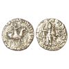 Image 1 : Ancient India: Indo-Scythians - silver drachm of Azes (c.45-10BC), ISCH 96.30D, 1.48g. Obv: king on