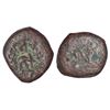 Image 1 : Ancient India: Post-Mauryan tribal republics, Yaudheyas, die struck copper coin of 'Bahudhanyaka' ty