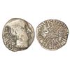 Image 1 : Ancient India: Western Kshatrapas, Karddamaka dynasty, silver drachm of Damasena s/o Rudrasimha I