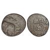 Image 1 : Ancient India: Rayalaseema, Upper Krishna Valley in Coastal Andhra Pradesh - alloyed copper coin of