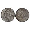 Image 1 : Ancient India: Rayalaseema, Upper Krishna Valley in Coastal Andhra Pradesh - alloyed copper coin of
