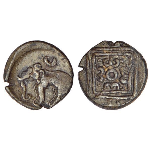 Ancient India: Rayalaseema, Upper Krishna Valley in Coastal Andhra Pradesh - uninscribed coin in all