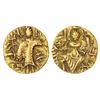 Image 1 : Ancient India: Kidarite Huns, base gold stater/dinara of Shri Vishwama (c.400-450 AD), unpublished