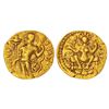 Image 1 : Ancient India: Gupta Empire - gold dinar of Chandragupta II, 'archer X goddess on throne