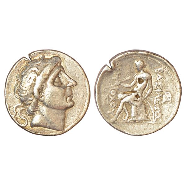 Ancient World: Seleucid Empire, Antiochos I (280-260 BC), silver tetradrachm, MAC 205, 15.28g. Obv: