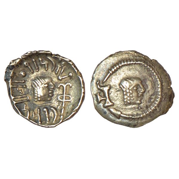Ancient World: Himyarite dynasty in Arabia Felix - silver quinarius of Amdan Bayyin, royal series, (