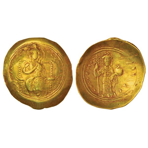 Ancient World: Byzantine Empire, Constantine X Doukas (1059-1067 AD), gold histamenon, Constantinopl