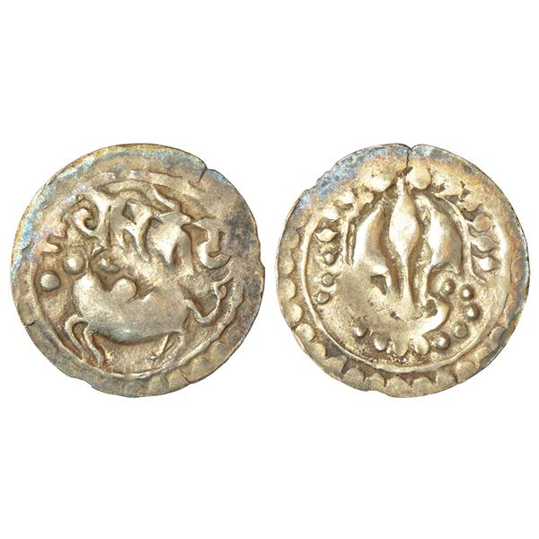Medieval India: Eastern Bengal, Arakan region - silver unit of 'Harikela' type coinage (c.750-850 AD