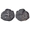 Image 1 : Medieval India: Rashtrakutas - alloyed copper coin of Dantidurga (c.735-756 AD), 'Central Maharashtr