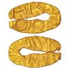 Image 1 : Medieval India: Feudatories of Chalukyas of Kalyanis and/or Shilaharas of Kolhapur - gold 'U'-shaped
