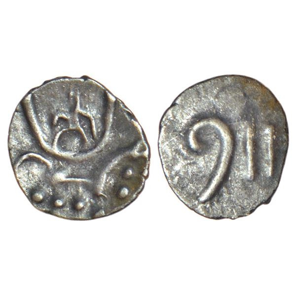 Medieval India: Hoysalas - silver tara attributed to Someshwara (1235-1260 AD), Ganesh 'Karnataka' 8