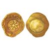 Image 1 : Medieval India: Yadavas of Devagiri, gold punch marked Asu or 'Padma tanka' of Mahadeva (1260-1270 A