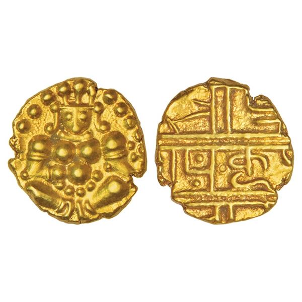 Medieval India: Vijayanagar Kingdom, Tuluva dynasty, gold pagoda of Krishna Devaraya (1509-1530 AD),