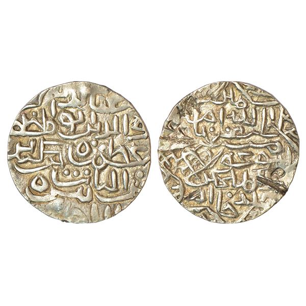 Sultans of Bengal, Silver tanka of Ghiyath al-Din Azam Shah (1389-1410 AD), no mint and date type, G