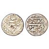 Image 1 : Mughals: Akbar (1556-1605 AD), silver rupee, Lahore mint, Ardibihisht, Ilahi 49, KM 94.3, 11.35g. Ob