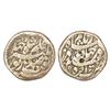 Image 1 : Mughals: Jahangir with the name of Noor Jahan (1623-1627 AD), silver rupee, Agra mint, 'Sad Zewar'