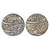 Image 1 : Mughals: Aurangzeb (1658-1707 AD), silver rupee, Dar us-Sultanat Lahore mint, 'Badar-e-munir' couple