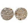Image 1 : Mughals: Muhammad Shah (1719-1748 AD), silver rupee, Purenda mint, RY Ahd, KM 436.49, 11.38g.
