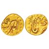 Image 1 : Mughals: Ahmad Shah Bahadur (1748-1754 AD), gold ½ fanam, Karpa mint, AH (11)62, unlisted in KM