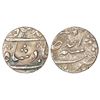 Image 1 : Mughals: Ahmad Shah Bahadur (1748-1754 AD), silver ½ rupee, Murshidabad mint, RY Ahd, KM 444.4, 5.51