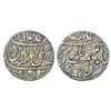 Image 1 : Mughals: Post-Mughal Potentates, silver rupee, Alinagar mint at top, 'Haft Kishwar' couplet, in the