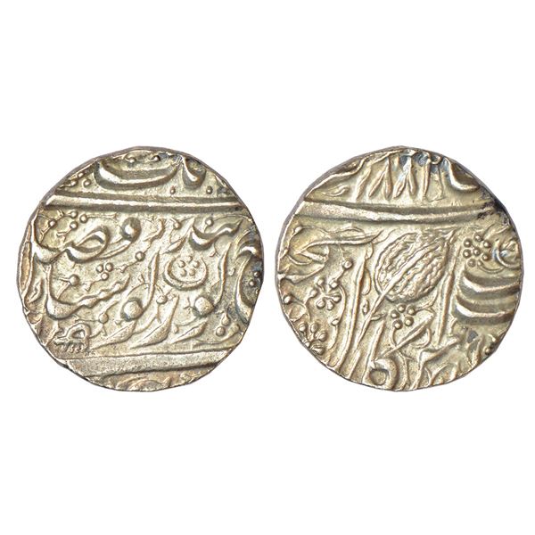 Independent Kingdoms: Sikh Empire, Ranjit Singh (1799-1839 AD), silver rupee, Amritsar mint, 'Nanak