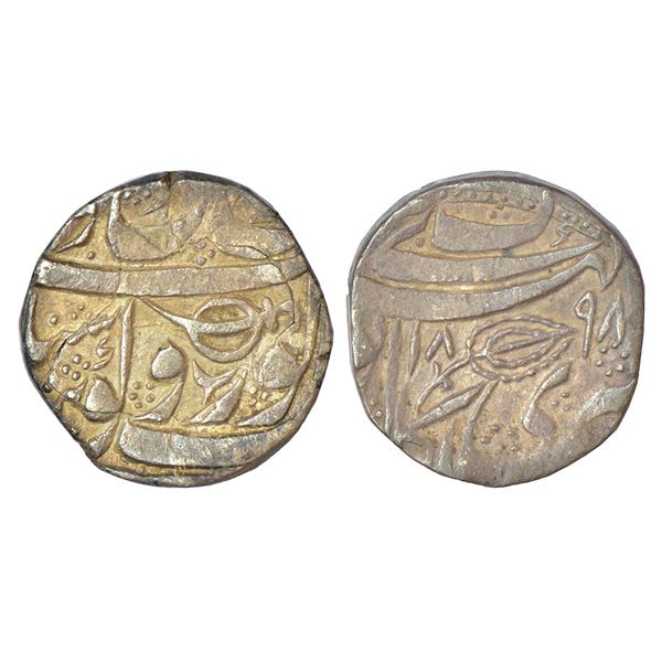 Independent Kingdoms: Sikh Empire - silver rupee of Sher Singh (1840-1843 AD), Kashmir mint, struck