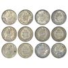 Image 1 : Princely States: Baroda, Sayaji Rao III (1875-1938 AD), complete set of 6 silver rupee, VS 1951, 11.