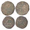 Image 1 : Princely States: Chhota Udaipur, Moti Singhji (1881-1905 AD), copper coins (2), VS 1948, 1x 2 paisa,