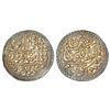 Image 1 : Princely States: Jaipur, Mughal style, silver nazarana rupee, Sawai Jaipur mint, in the name of Shah