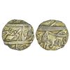 Image 1 : Princely States: Jammu and Kashmir - silver 1/4th 'Kham' rupee of Gulab Singh (1846-1856 AD), struck
