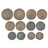 Image 1 : Portuguese India, D. Maria II (1834-1853 AD), Goa, set of 6 copper coins, 15 reis, KM 263, 8.68g; 10
