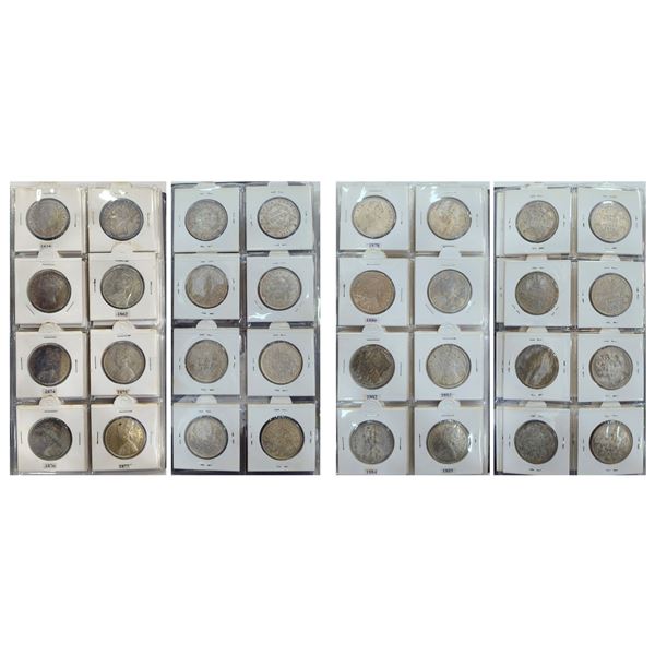British India: An album of 56 British India rupee of William IV, Victoria Queen C.L./D.L., Victoria