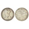 Image 1 : British India: Victoria Empress, silver ½ rupee, 1882, Bombay mint, B2/II/dot, PR 290; GK 618, 5.54g