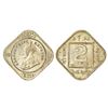 Image 1 : British India: George V, cupro-nickel 2 annas, 1929, Calcutta mint, no dot, PR 889; GK 1134, 5.87g.