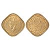 Image 1 : British India: George VI, nickel brass 2 annas, 1943, Bombay mint, head type II, PR 919; GK 1360-136