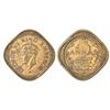 Image 1 : British India: George VI, nickel brass 2 annas, 1944 (small 4), Bombay mint, head type II, PR 920; G